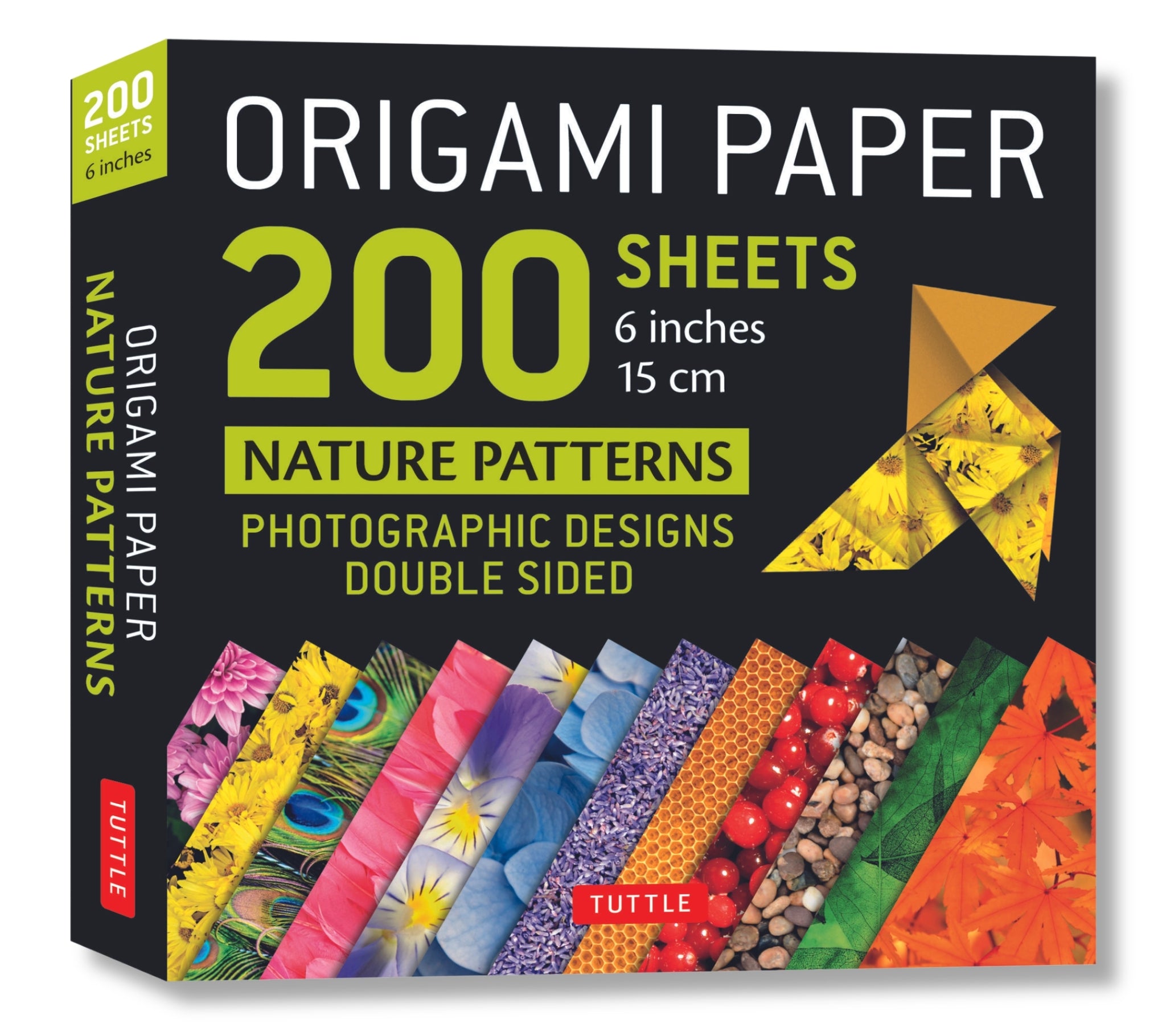 Cover image for Origami Paper 200 sheets Nature Patterns 6" (15 cm) ISBN 9780804848619